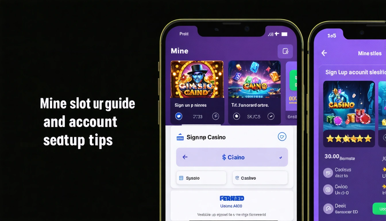 Mine slot sign up guide and account setup tips
